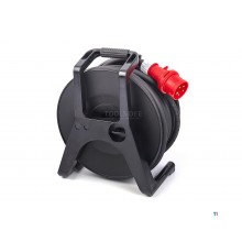 HBM Professionele 25 Meter 230 en 380 Volt Kabelhaspel, Stoomhaspel 3 x 2,5 mm