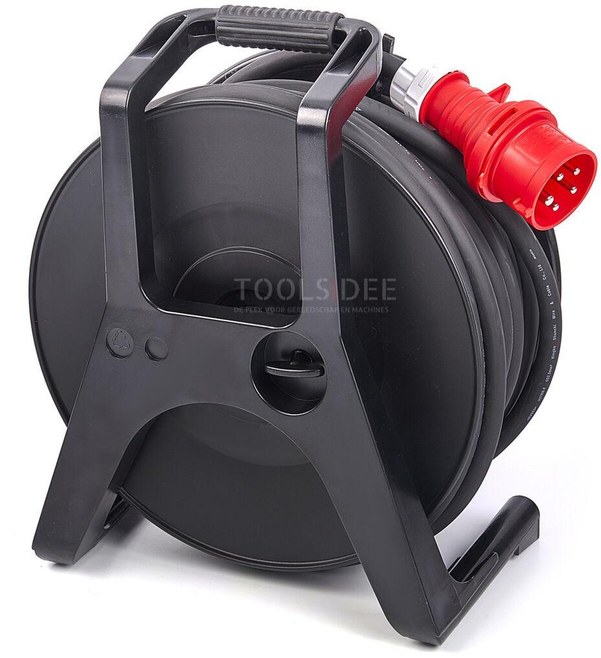 HBM Professionele 25 Meter 230 en 380 Volt Kabelhaspel, Stoomhaspel 3 x 2,5 mm