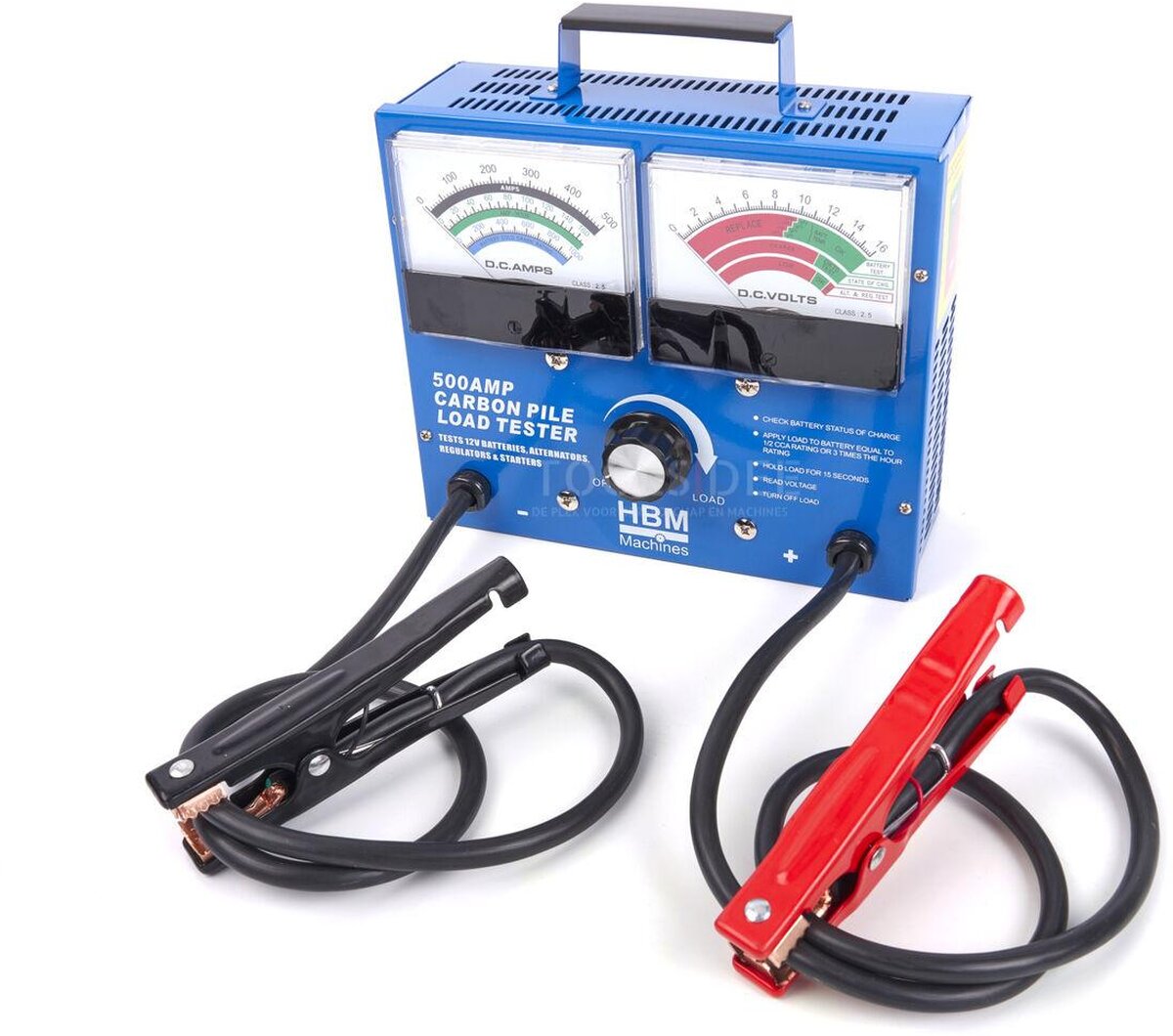 Tester per batterie professionale HBM 160 ampere, 12 volt, 10-160ah