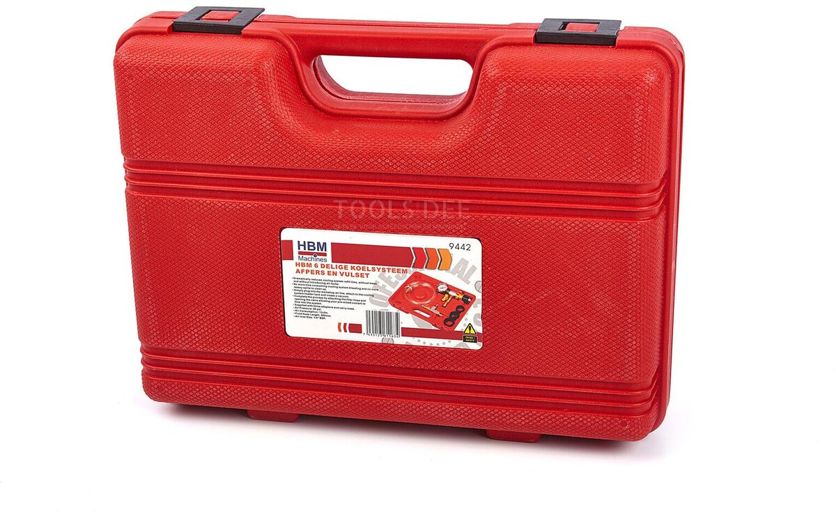 HBM 6-part cooling system, extortion and filling set