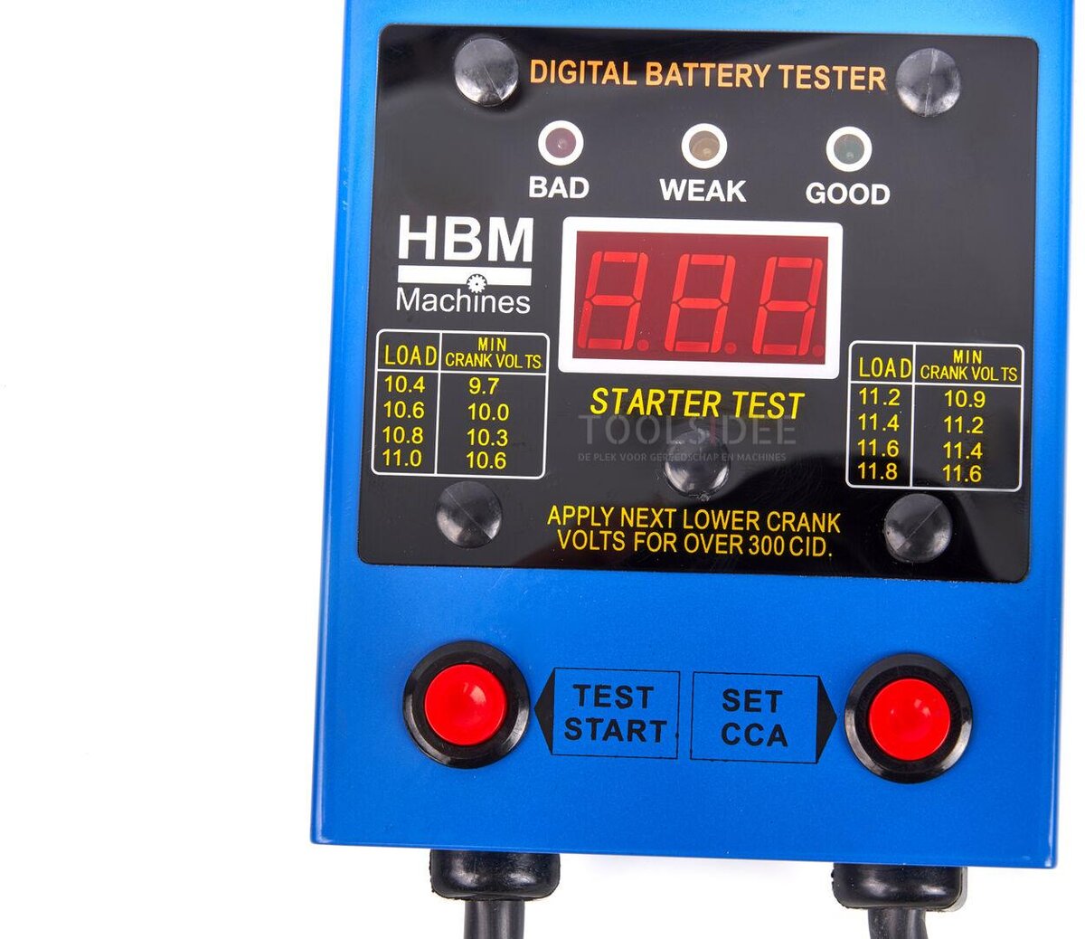 HBM 125 amp professional digital battery tester HBM 125 amp professional digital battery tester