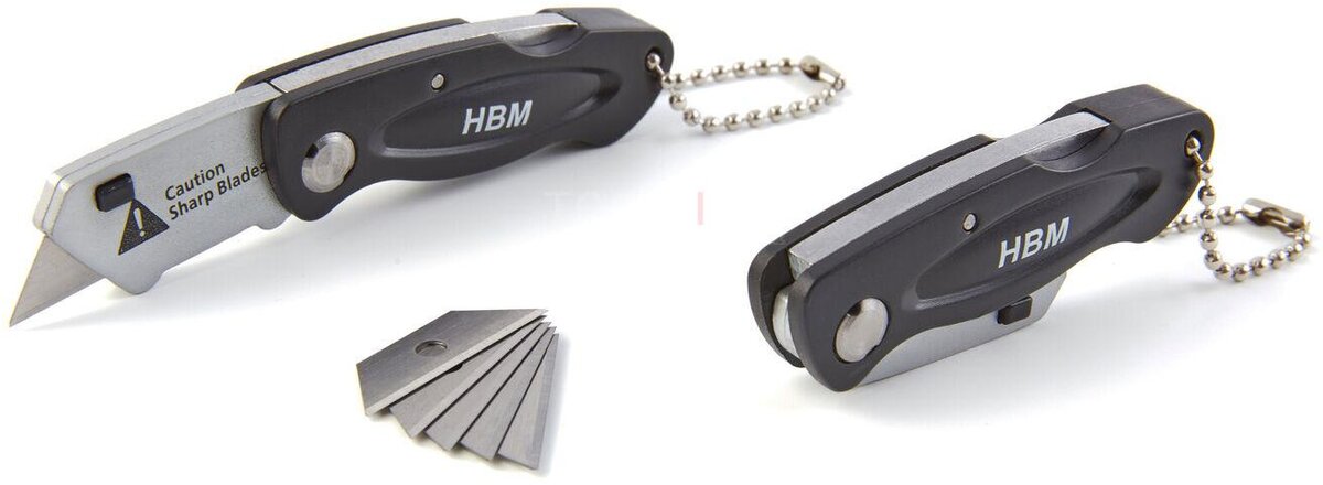 HBM 2-stykke universalknivssett med 5 Reseve-kniver