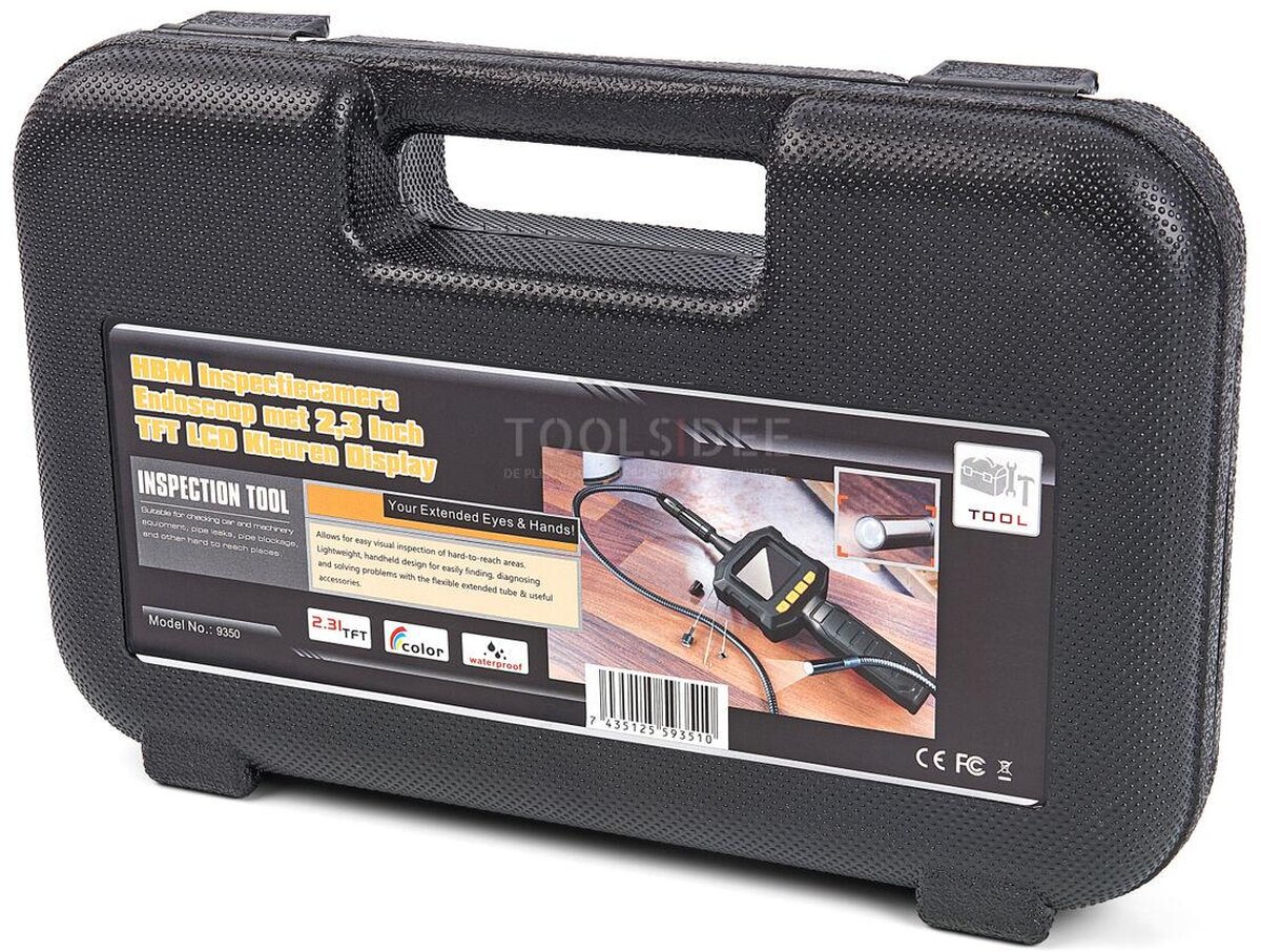 HBM inspection camera, endoscope with 2.3 inch TFT LCD color display