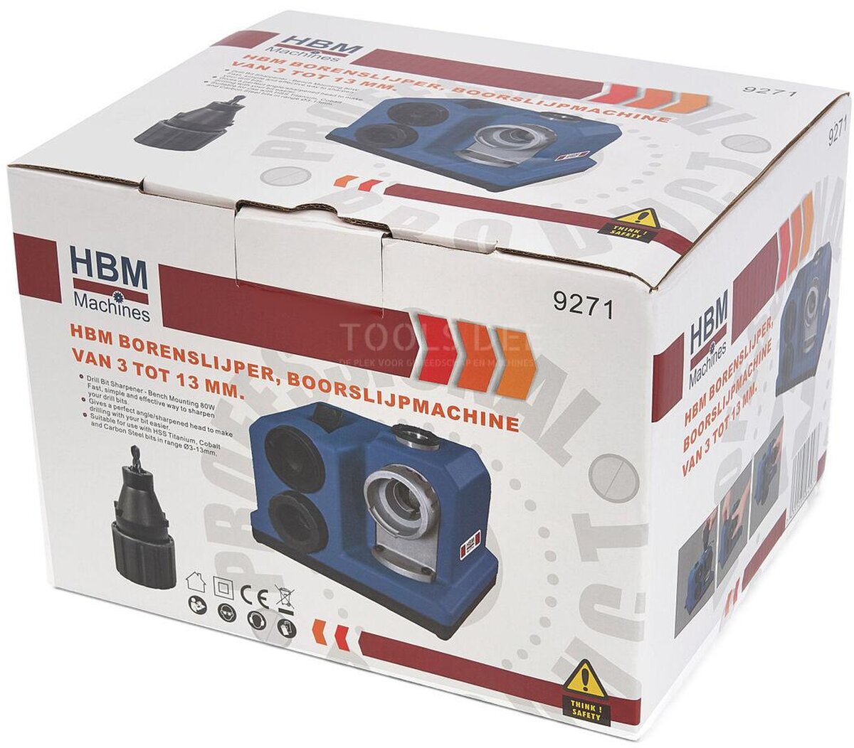 HBM Bohrerschleifmaschine von 3 bis 13 mm