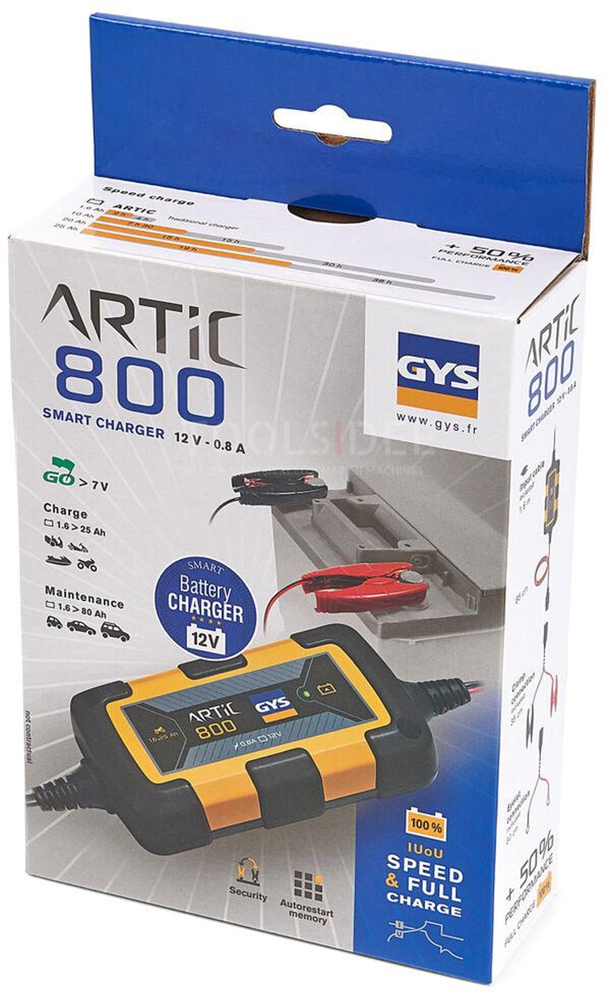 Gys batteriladdare artic 800