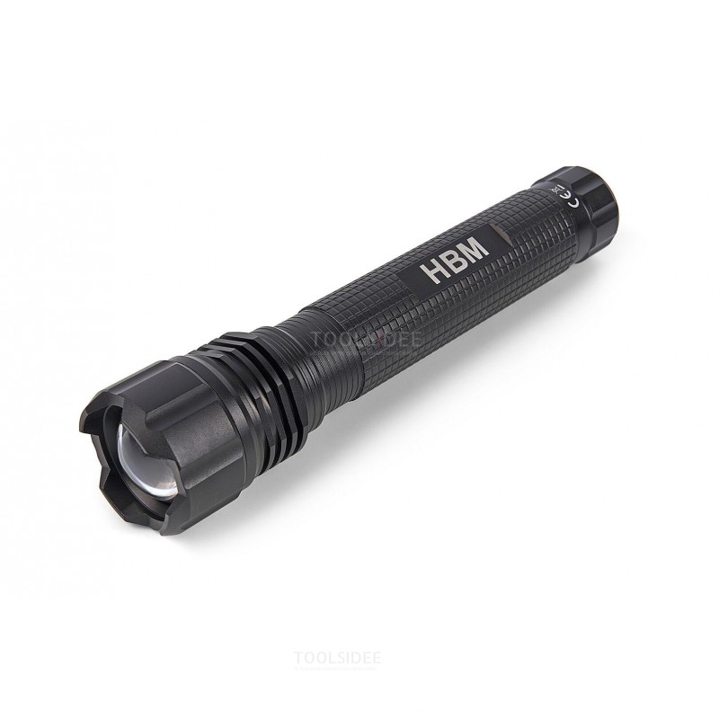 HBM professional ultra bright LED flashlight 1800 lumens