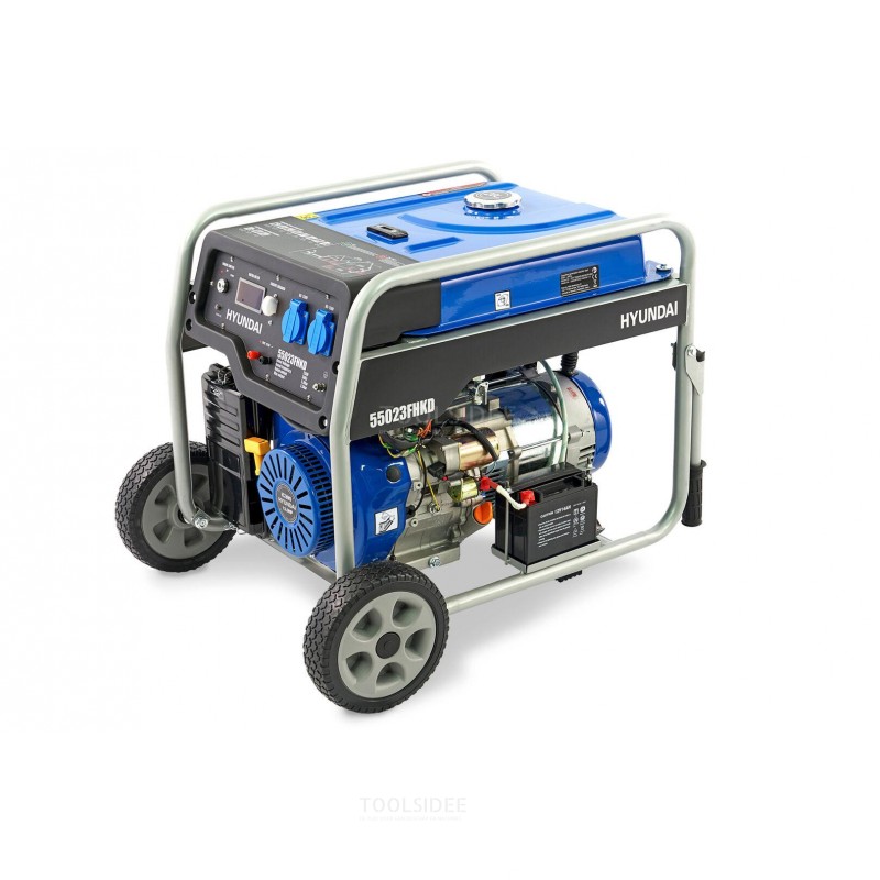 Бензогенератор hyundai hhy7000fe ats