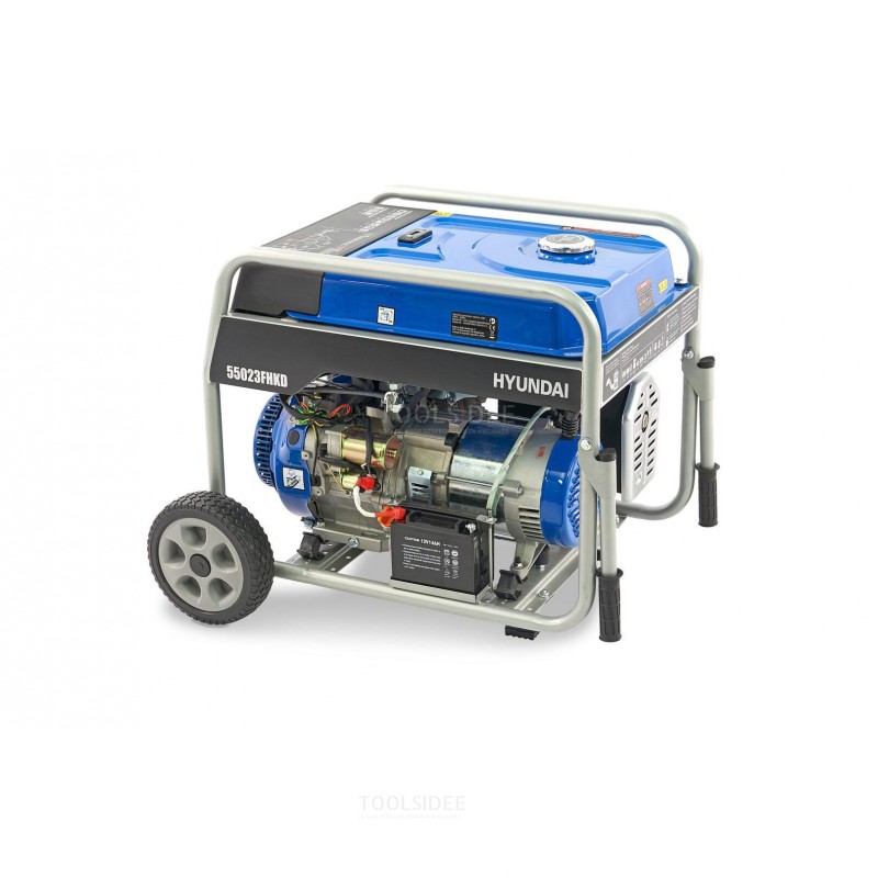Бензогенератор hyundai hhy7000fe ats