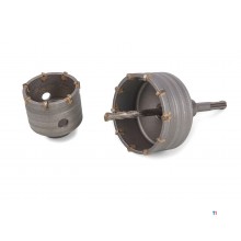 HBM 2 Delige Gatzagenset, Dozenborenset 60 - 80mm Met SDS Opname