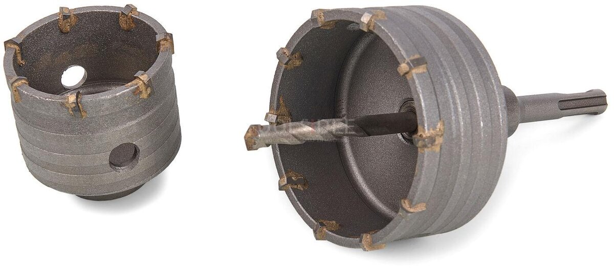 HBM 2 Delige Gatzagenset, Dozenborenset 60 - 80mm Met SDS Opname