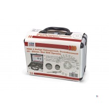 HBM 2 Delige Gatzagenset, Dozenborenset 60 - 80mm Met SDS Opname