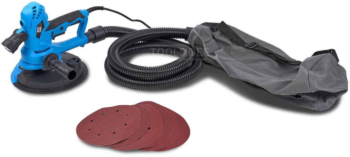 HBM 180 mm wall and ceiling sander - 750 watt with LED lamp HBM 180 mm wall and ceiling sander - 750 watt with LED lamp