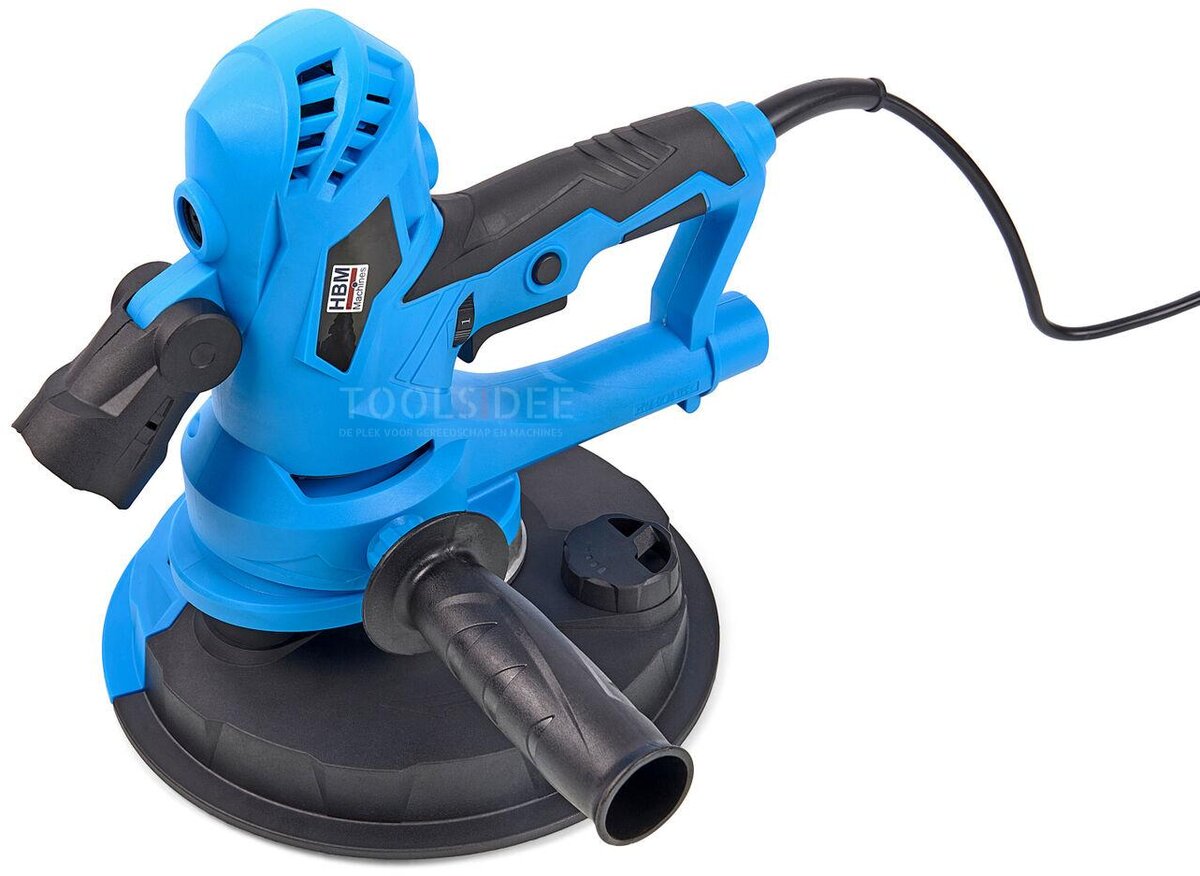 HBM 180 mm wall and ceiling sander - 750 watt with LED lamp HBM 180 mm wall and ceiling sander - 750 watt with LED lamp