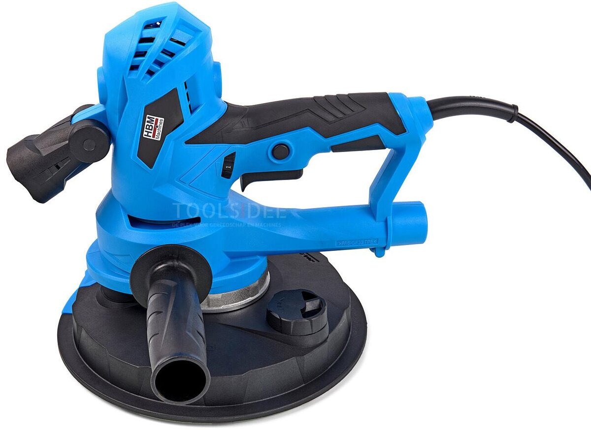 HBM 180 mm wall and ceiling sander - 750 watt with LED lamp HBM 180 mm wall and ceiling sander - 750 watt with LED lamp