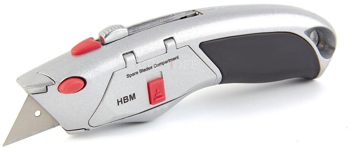 Hbm professionell universalkniv med 5 reservblad