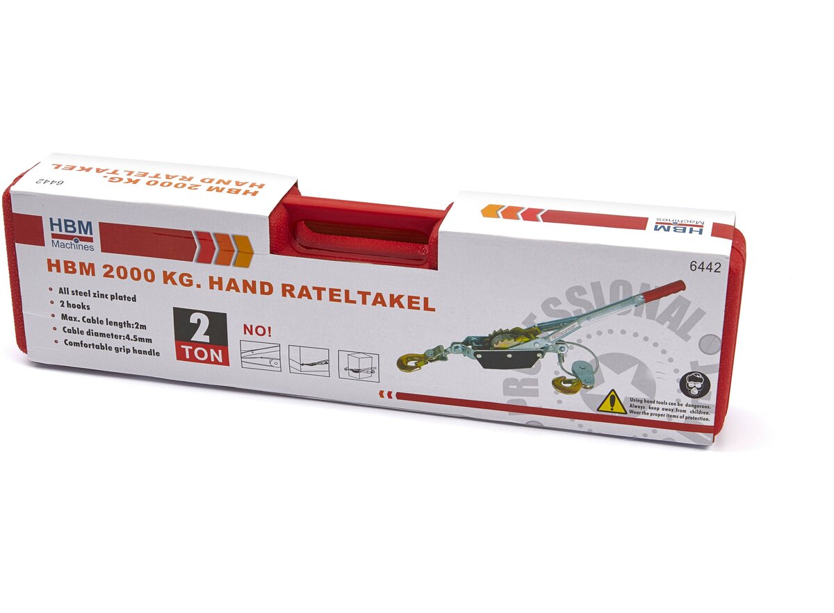 HBM 2000 kg. Håndsporhøyde HBM 2000 kg. Håndsporhøyde