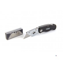 HBM sammenleggbar Stanley kniv med 5 reserveblader