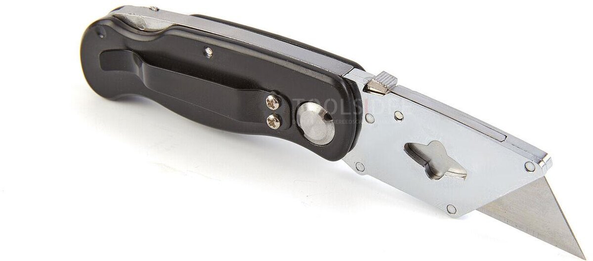 HBM sammenleggbar Stanley kniv med 5 reserveblader HBM sammenleggbar Stanley kniv med 5 reserveblader