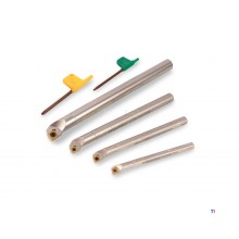 Harlingen Professional 4-delt internt dreiebenkverktøysett med HM-innlegg