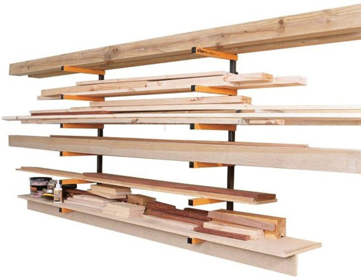 HBM 6 lagshyller Oppbevaringsbraketter, lagringsstativ HBM 6 lagshyller Oppbevaringsbraketter, lagringsstativ