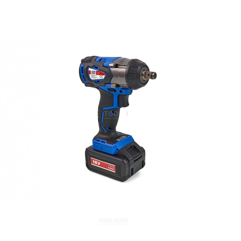 HBM professional 18 volt 4.0ah battery impact wrench