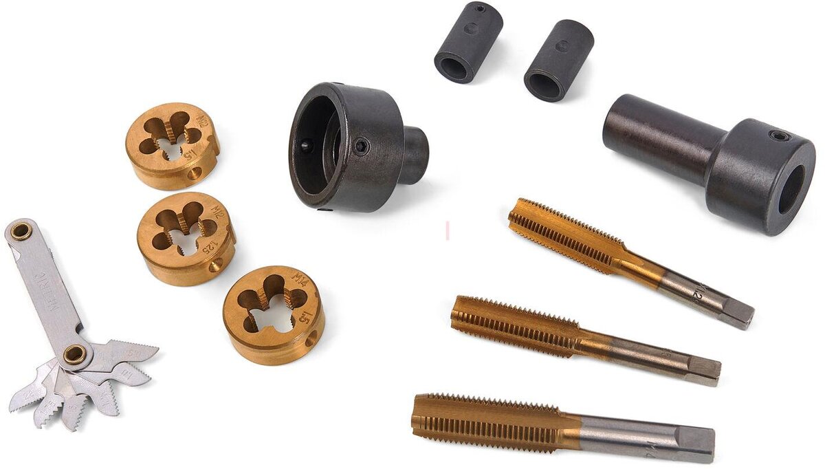 HBM 12-delt hjulbolt, hjulmutter og hjulflens gjenget reparasjonssett