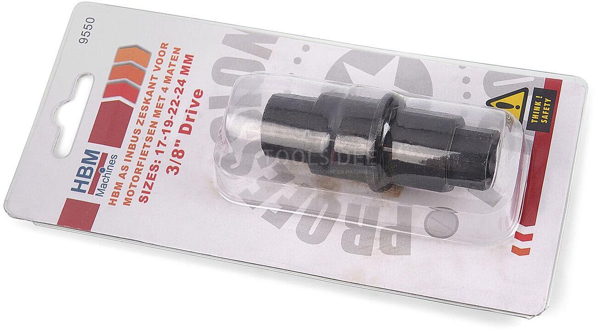 HBM as hexagon socket for motorcycles with 4 sizes