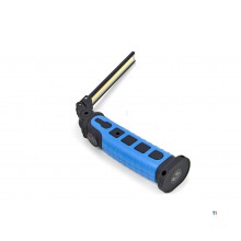 HBM 450 Lumen Professional Sammenleggbar og oppladbar LED-lampe med 3 funksjoner og magnet