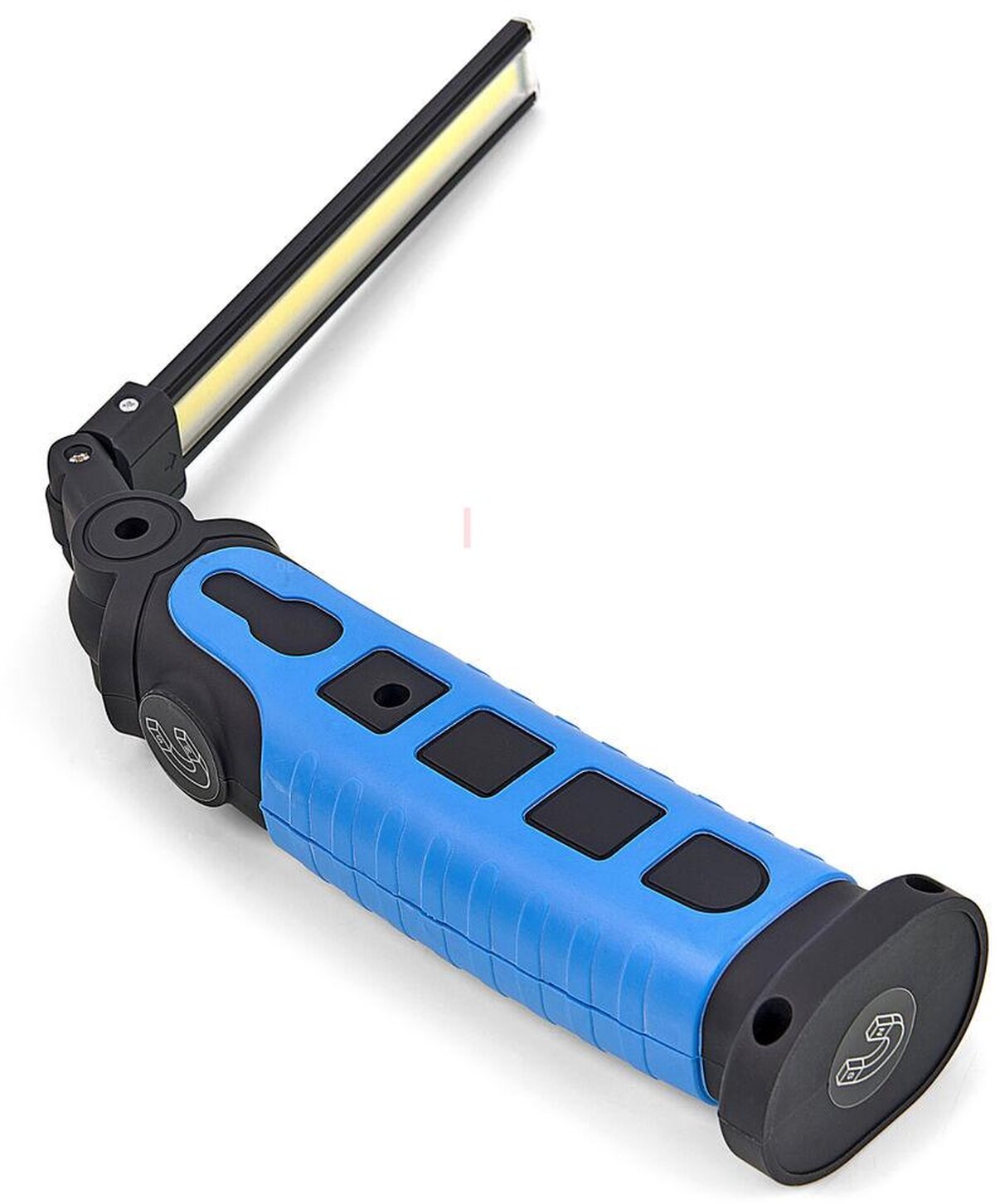 HBM 450 Lumen Professional Sammenleggbar og oppladbar LED-lampe med 3 funksjoner og magnet