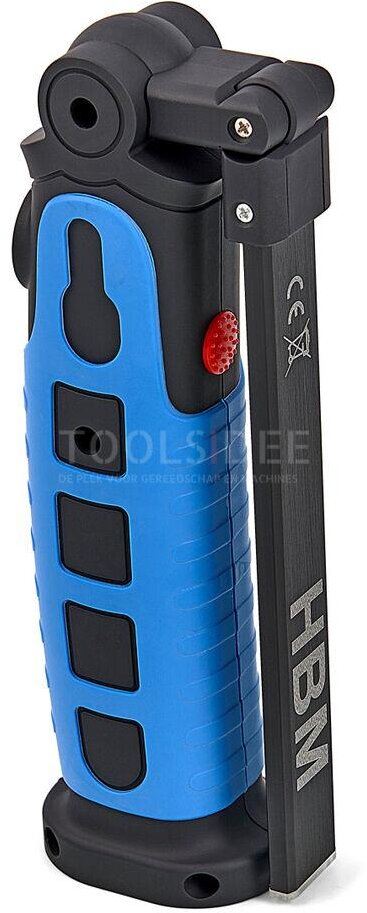 HBM 450 Lumen Professional Sammenleggbar og oppladbar LED-lampe med 3 funksjoner og magnet