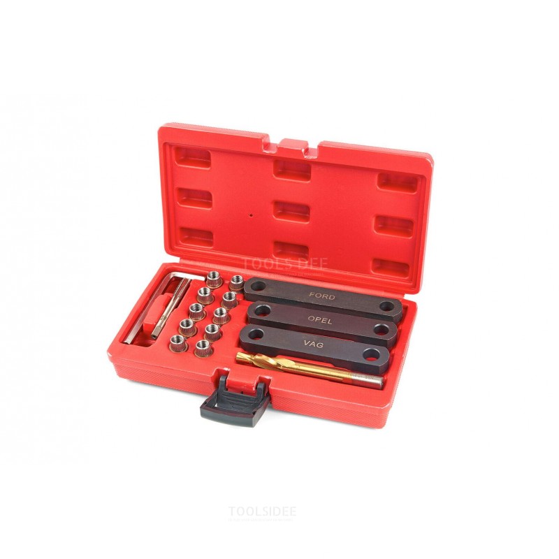 HBM caliper, brake piston screw thread repair kit for VAG, Opel and Ford.