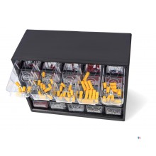 HBM 1012 Delig Kabelschoen Assortiment in 25 Laden Ladenkast