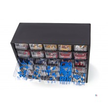 HBM 1012 Delig Kabelschoen Assortiment in 25 Laden Ladenkast