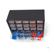 HBM 1012 Delig Kabelschoen Assortiment in 25 Laden Ladenkast
