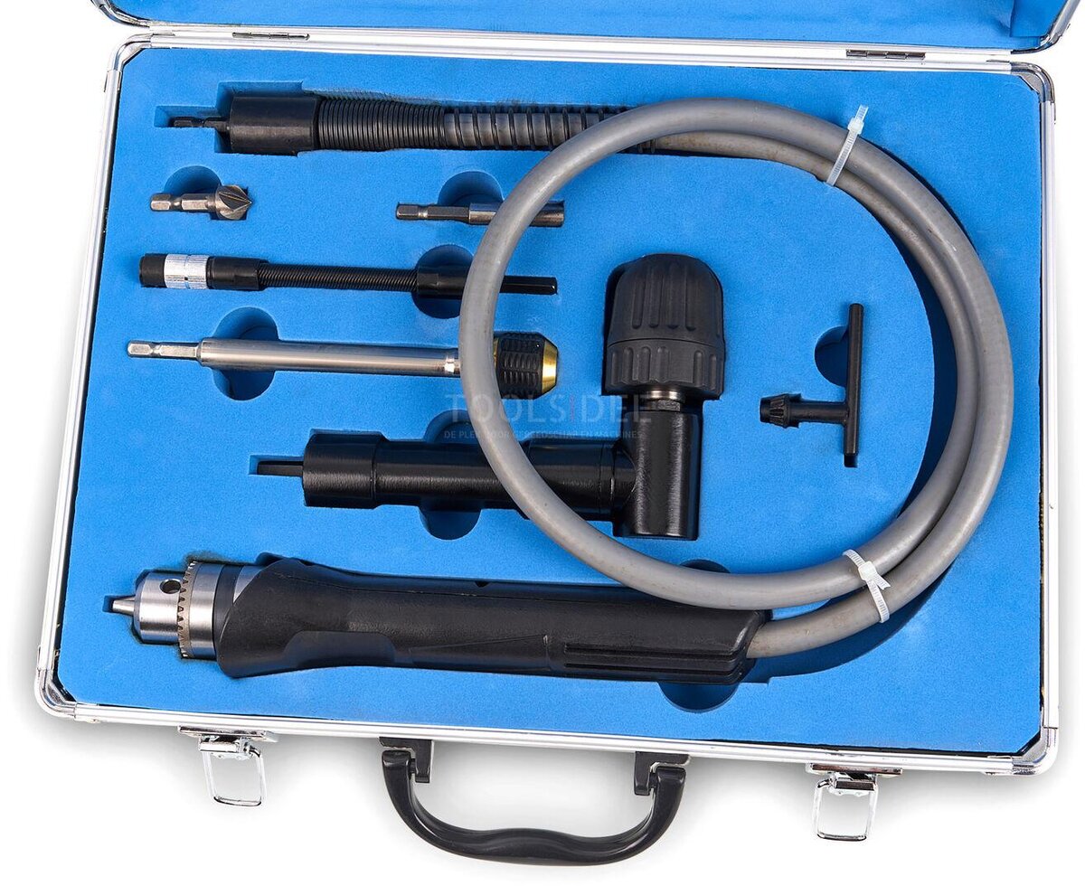 HBM 7-teiliger Universalbohrersatz mit Winkelbohrkopf