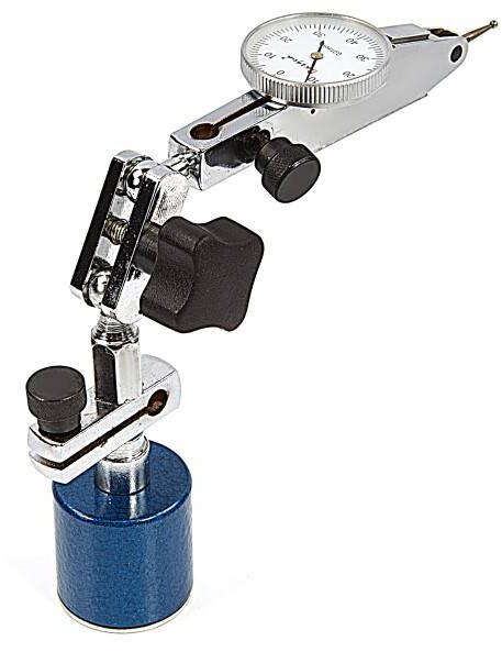 Dasqua professional 0,01 mm drejelig sonde med magnetisk stativ