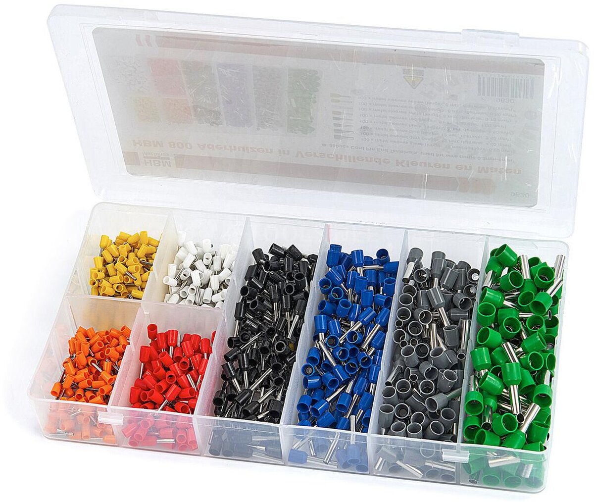 HBM 800 Core-ermer i forskjellige farger og størrelser