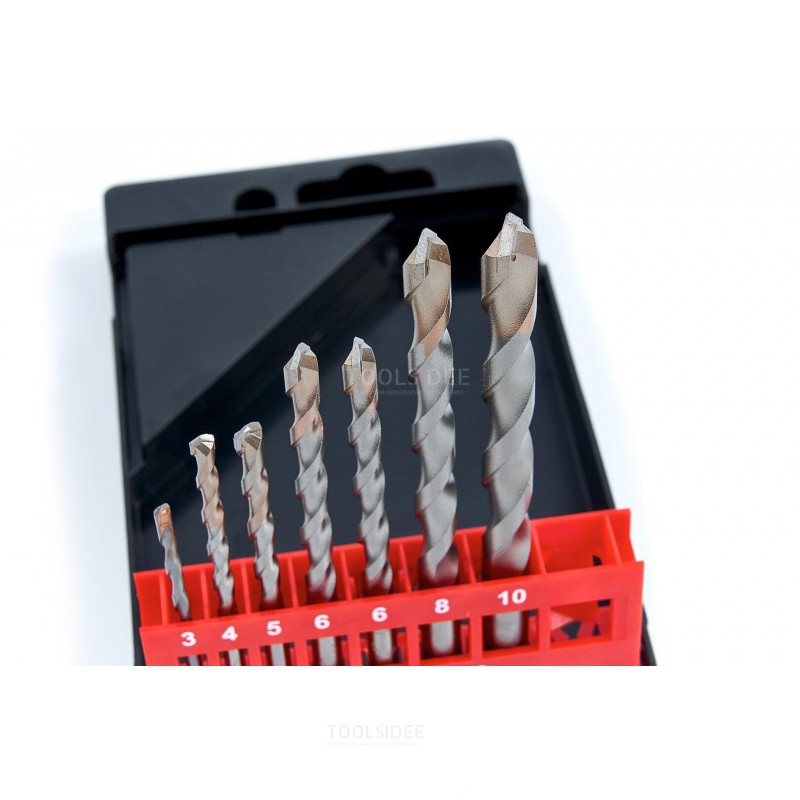 milwaukee 4932352335 7-piece multifunctional drills in plastic cassette
