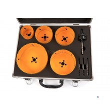 HBM 9 Delige Bi-Metaal Gatzagenset Grote Maten