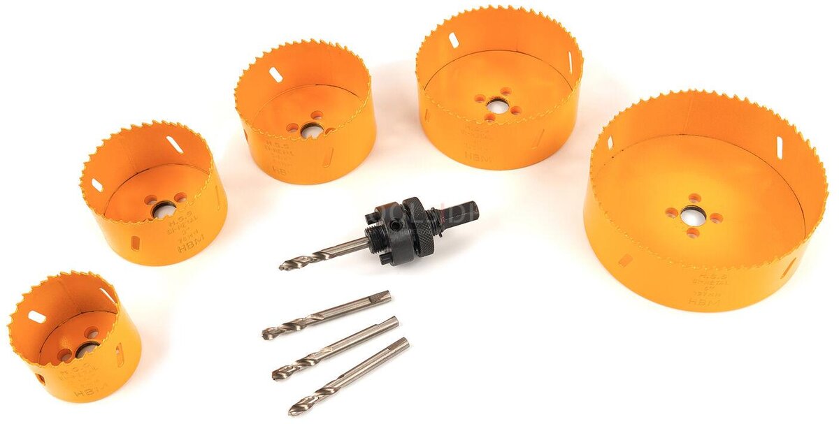 HBM 9 Delige Bi-Metaal Gatzagenset Grote Maten