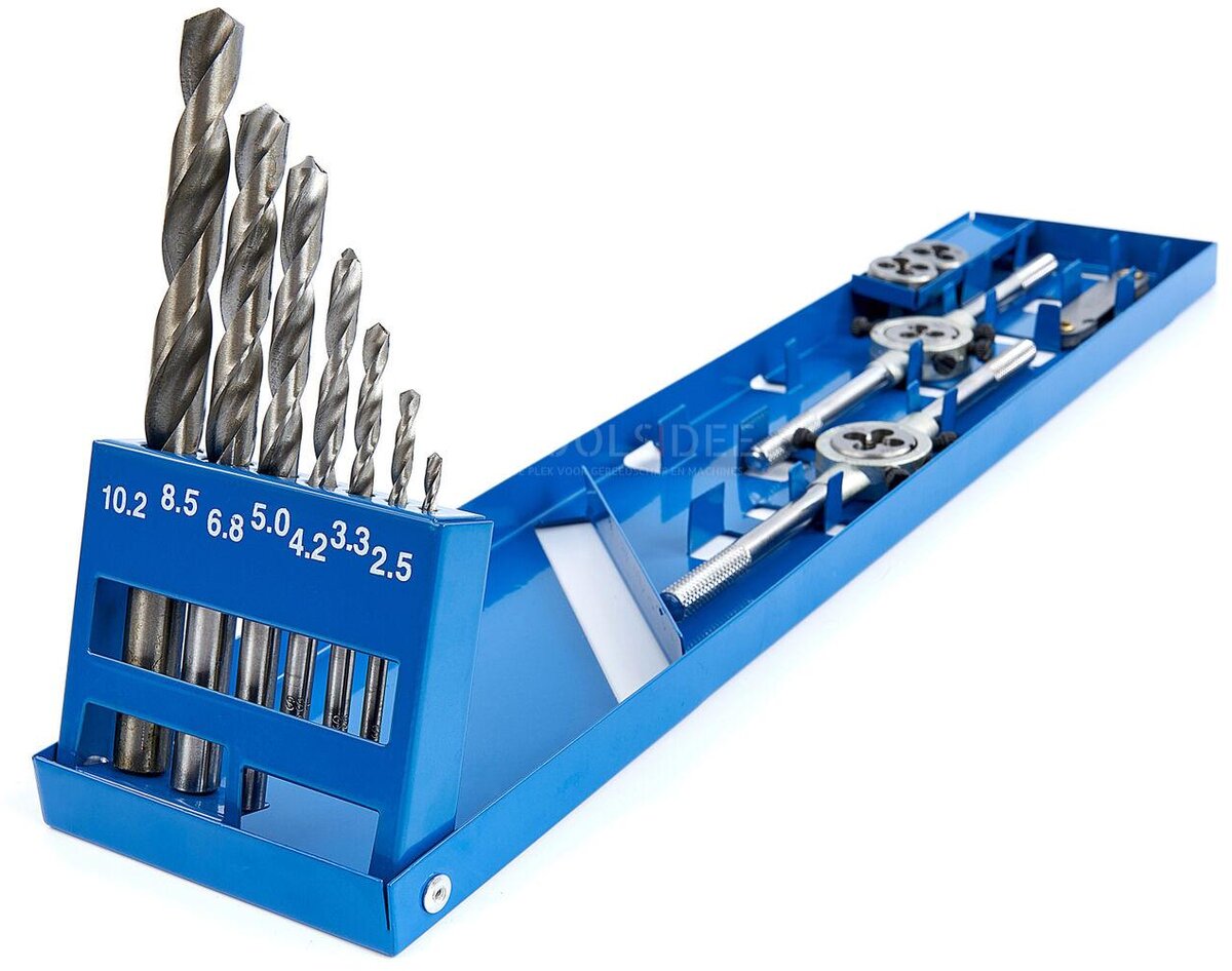  HBM 44-osainen M3-12 kierre- ja leikkaussarja