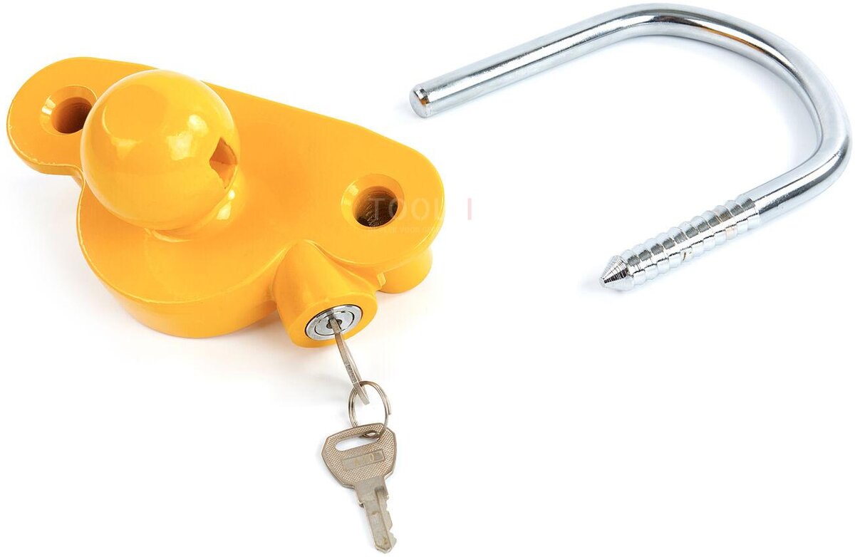 Hbm anhængerlås træklås med cylinderlås 50 mm