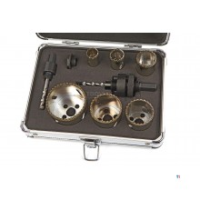 Hbm 11-delad professionell diamantsålsats 19 - 57 mm