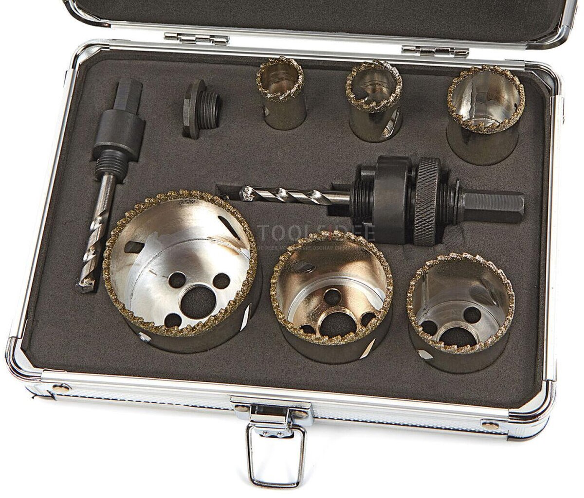 Hbm 11-delad professionell diamantsålsats 19 - 57 mm