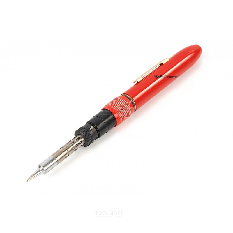 Weller WP2 Pyropen Jr. Saldatore A Gas Butano Cordless: 200-450°C, Con Accessori E Bombola Di Ricarica