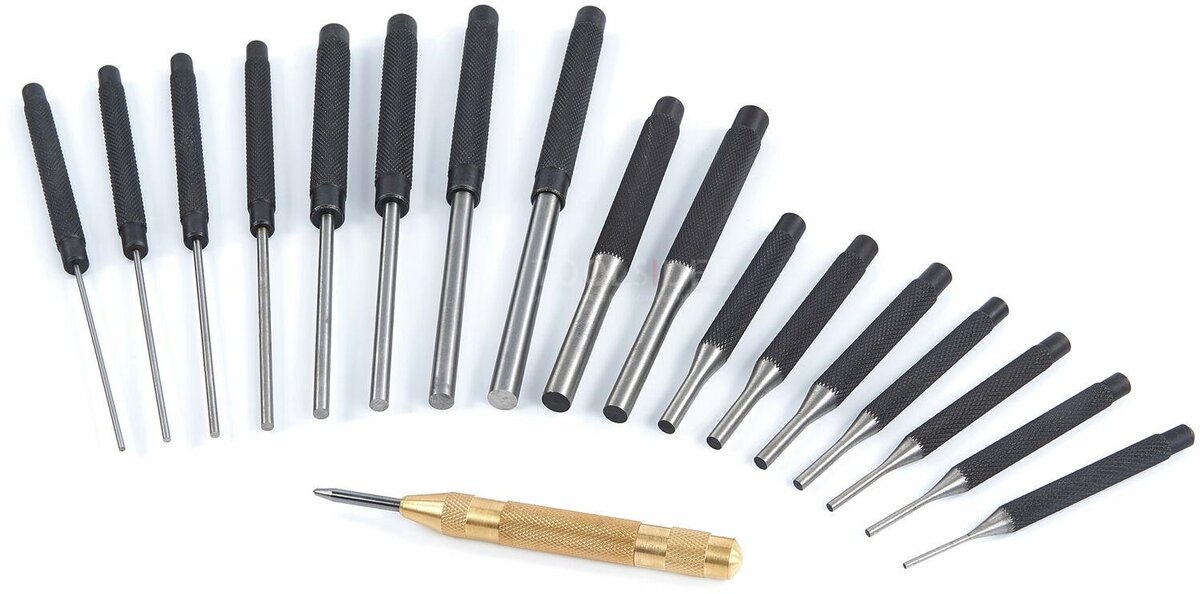 HBM 18 Piece Professional Pen Extruder Set, Punches