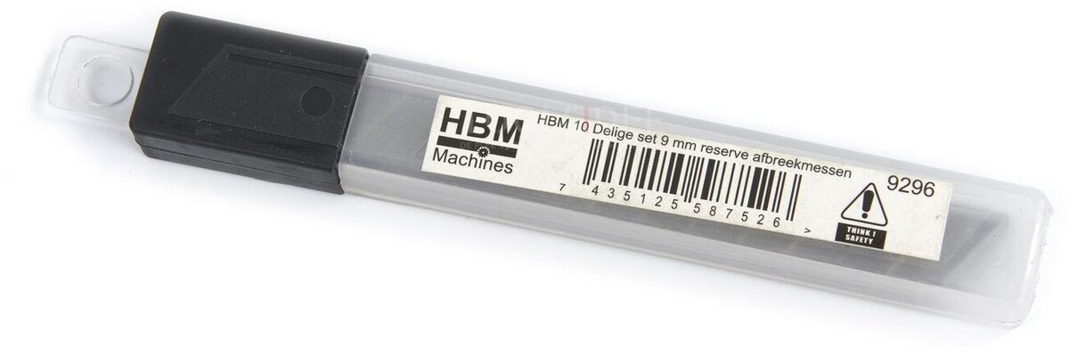 HBM 10-delers sett med 9 mm ekstra avbruddsblader