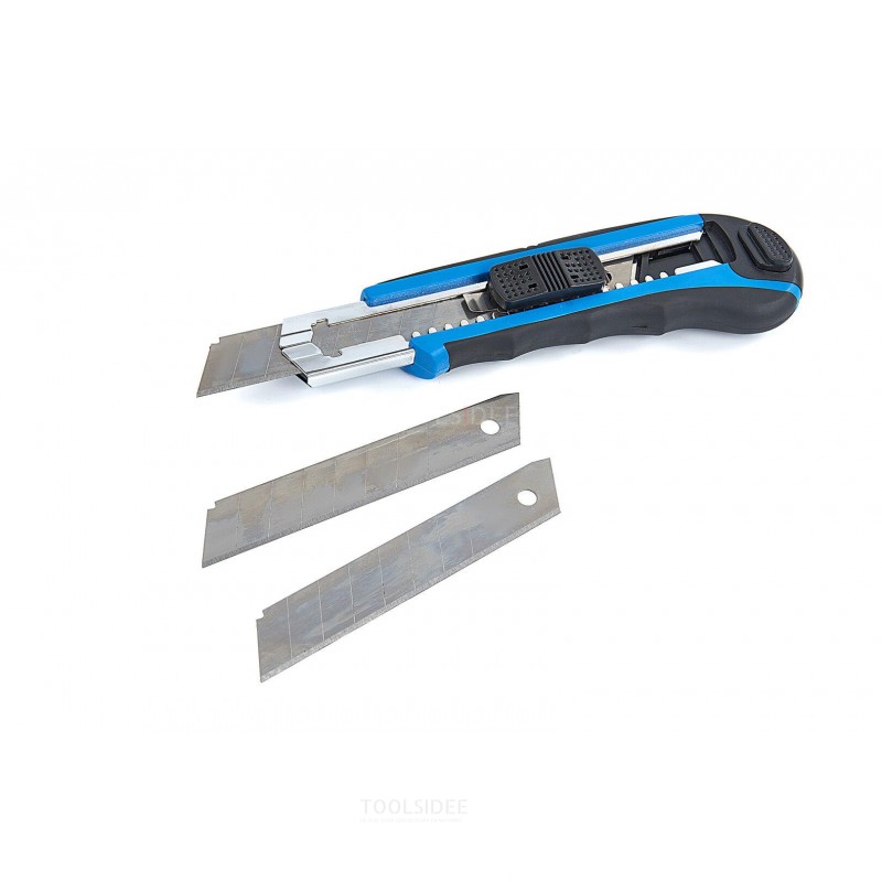 HBM Professional 18 mm knipsekniv med 3 kniver