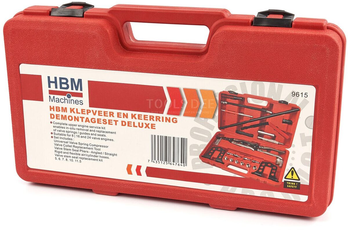 HBM Ventilfjær og oljetetning Demonteringssett Deluxe