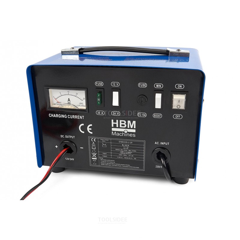 HBM professionelles Batterieladegerät, 12, 24 Volt, 92–210 Ah